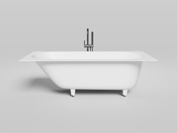 Ванна встраиваемая ORNELLA 180x80 покраска по RAL полностью S-Stone Матовое