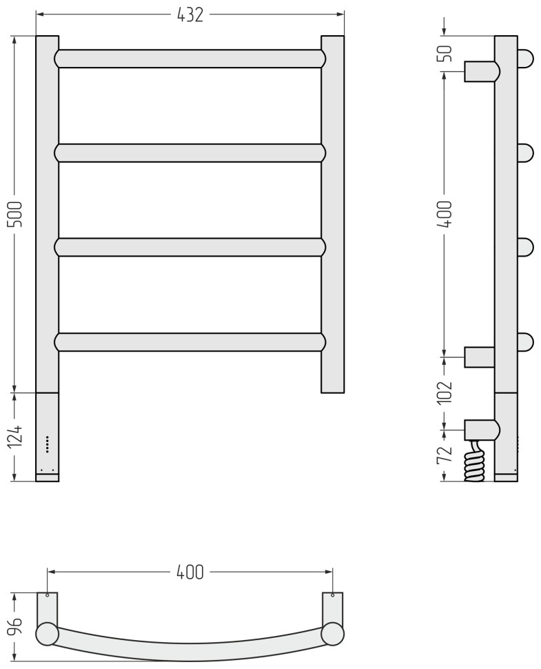 Галант 3.1 500х400 МЭМ левый