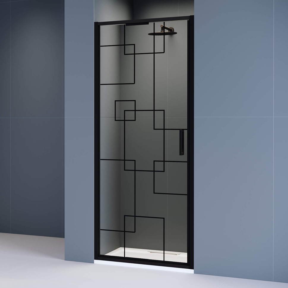 Душевая дверь RGW SV-05B (Smart Line Black, 800)