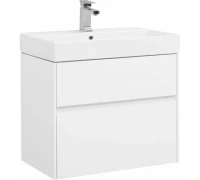 Тумба с раковиной Aquanet Бруклин 70 белый