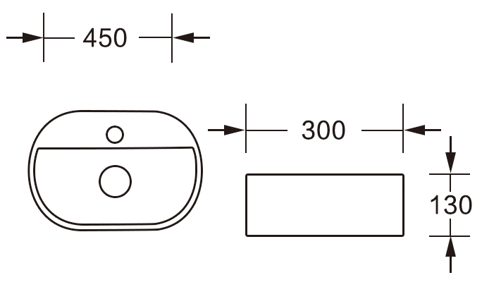 Раковина накладная MILLEAU Glace MU7023-GW (белый глянец)