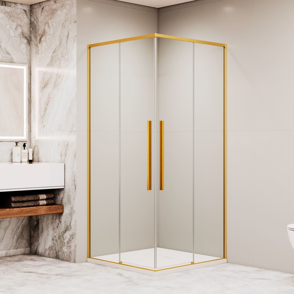 Душевой уголок RGW SV-31G (Прозрачное, 900x900)