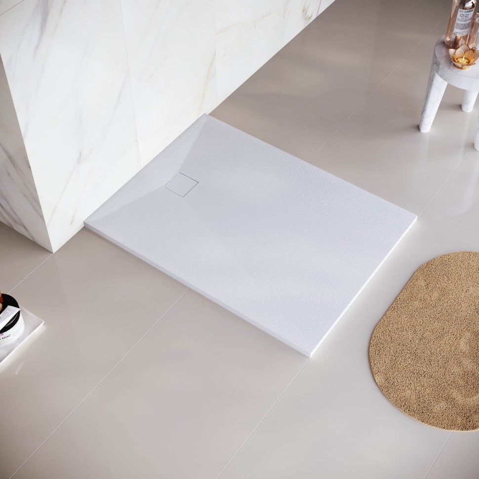 Душевой поддон прямоугольный RGW TSS-W Белый (800x1400)