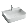 Умывальник AURA с 1 отверстием для смесителя, без перелива 610x480x140мм