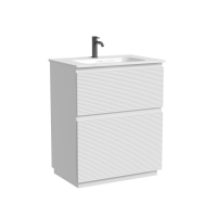 Тумба напольная SANCOS Folk Floor, 690х445х850, c двумя ящиками оснащенными доводчиками, Bianco, арт.FL70FW