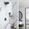 Душевой комплект Inspire VSFW-3I21MT1RGM встраиваемый, термостат, двухрежимный, вороненая сталь