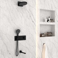 Душевой комплект VSFW-432TI1MB встраиваемый, черный