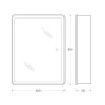 Зеркало-шкаф BelBagno SPC-MAR-600/800-1A-LED-TCH