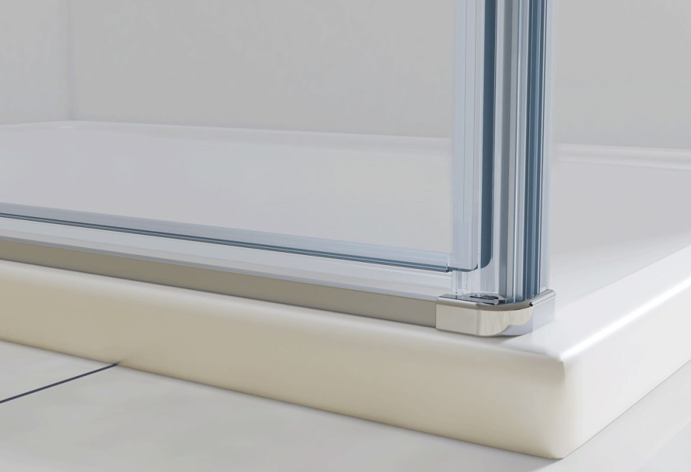 Душевой уголок Extra VSR-1E111290CLB, 1100/1200*900, черный, стекло прозрачное