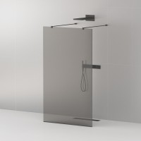 Душевая перегородка CEZARES LIBERTA-L-2-110-120-GR-NERO