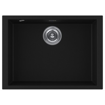 Мойка GRATO 60, ULTRAGRANIT, PM866044-BLM, BLACK, 600х440 мм, Paulmark