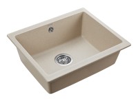 Мойка GERA 60, IT-GRANIT, PM205546-BE, бежевый, 555х460, подст. мон. Paulmark