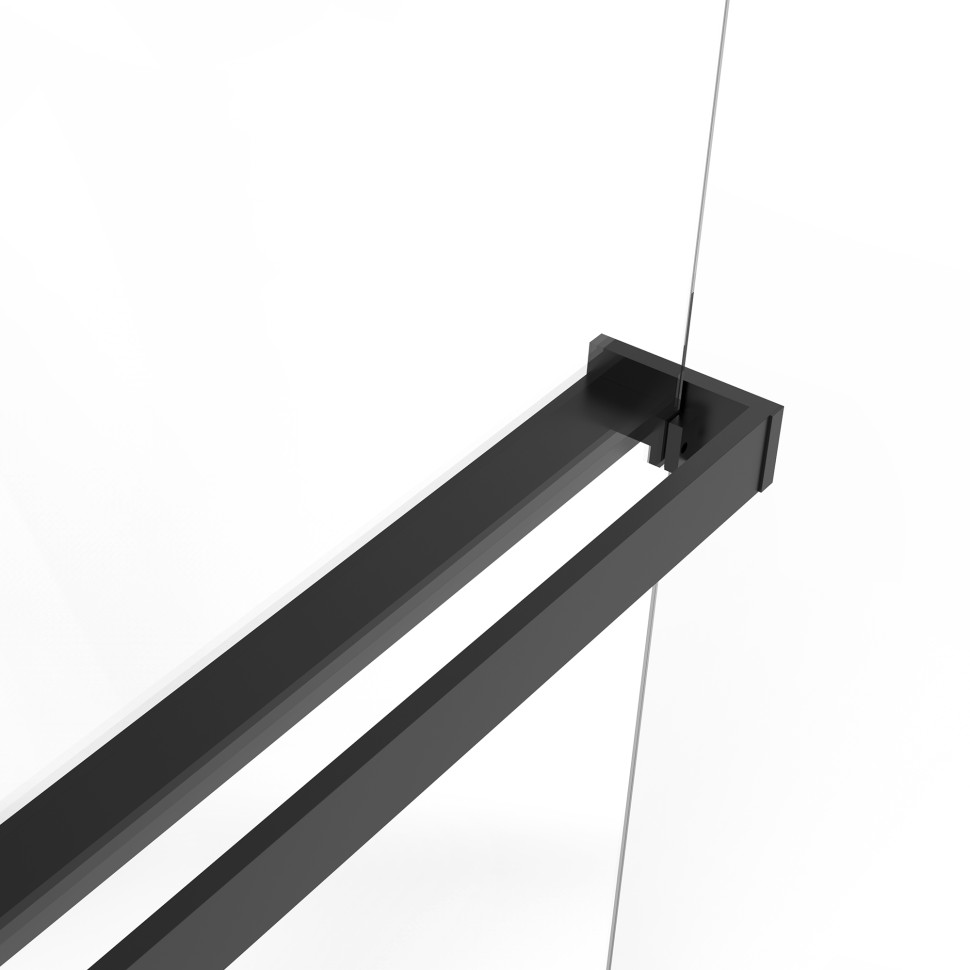 Душевая перегородка Walk-In VSW-1HR120CLB, 1200*2000, черный, стекло прозрачное