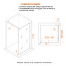 Душевая перегородка RGW WA-55Gb (33105509-236)