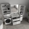 Колонна универсальная STYLE LINE "Атлантика 35" с корзиной, Люкс Плюс белый глянец