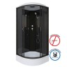 Душевая кабина Niagara Classic NG-6501-14 (90х90х215) средний поддон(26см),черный,стекло тонированное,4 места