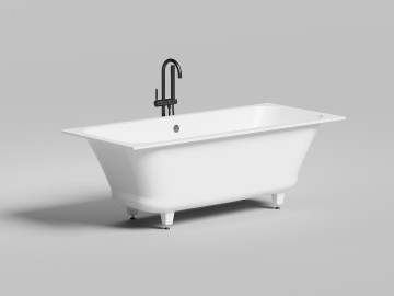 Ванна встраиваемая ORLANDA AXIS 170x75 S-Stone Матовое