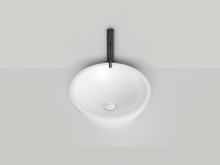 Раковина накладная GLORIA 03 покраска по RAL полностью 415х415х150 S-Stone Матовое