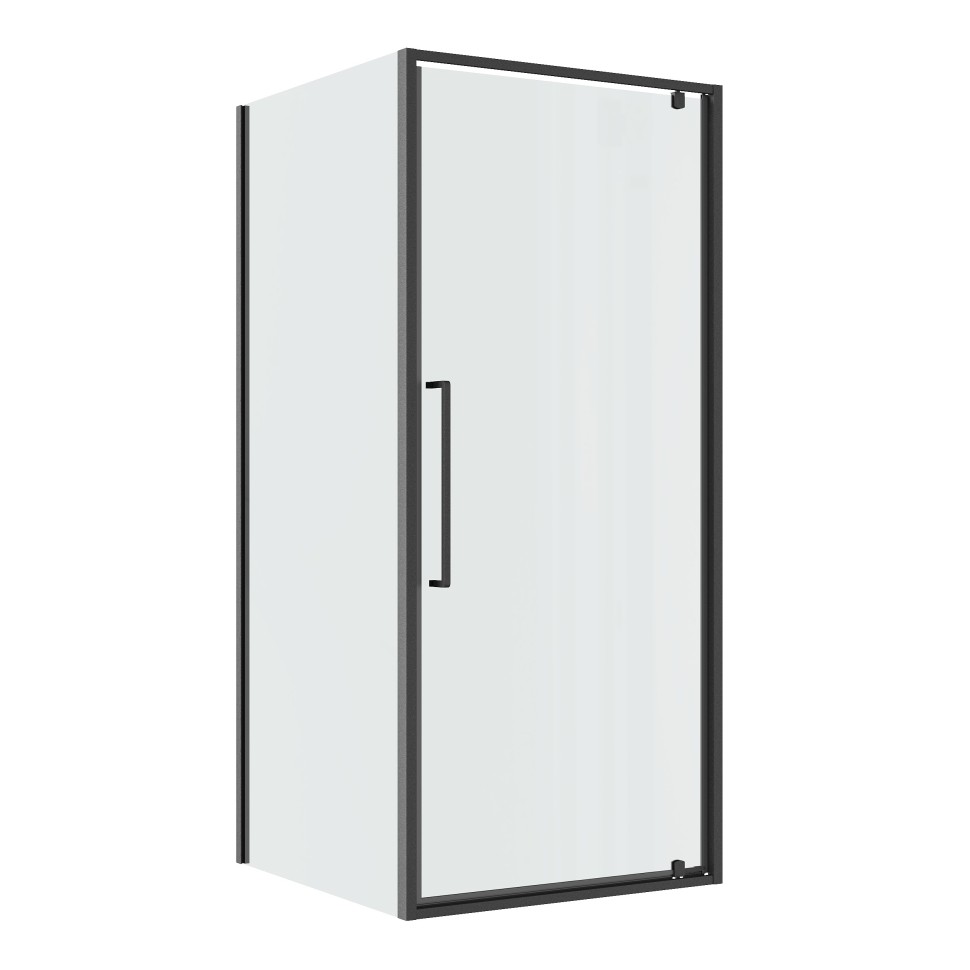 Душевое ограждение Niagara Nova NG-35-9AGR-A90GR-34 (90х90х195) квадрат,распашная,графит,стекло прозрачное,2 места