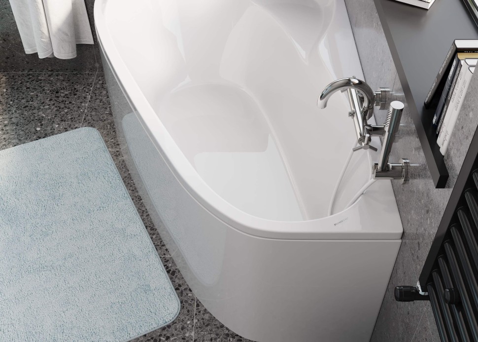 Акриловая ванна VAGNERPLAST SELENA 160x105 Left