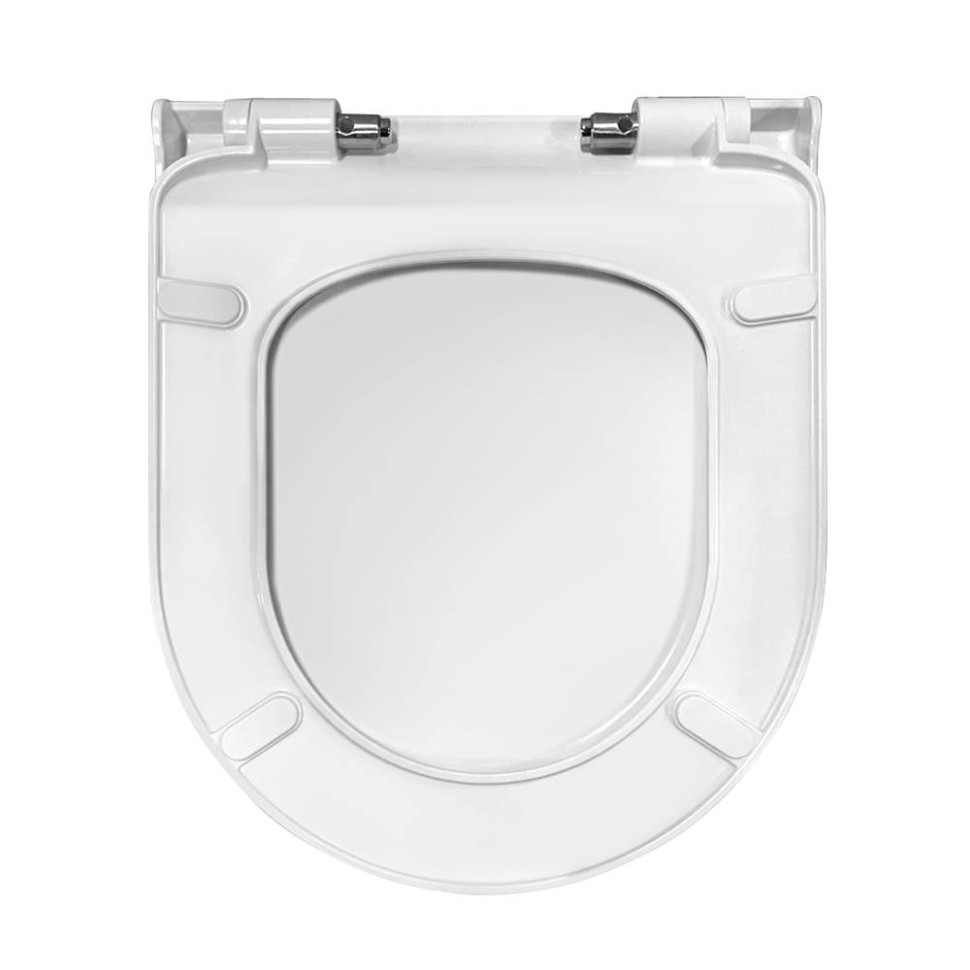 Унитаз подвесной BERGES OKUS 48 см., сиденье дюропласт Toma Slim SO, микролифт, быстросъем