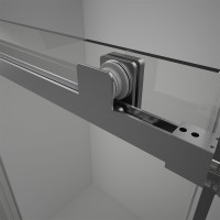 Душевой угол Veconi Rovigo RV-075GR, 1200х800х2000, графит брашинг , стекло прозрачное