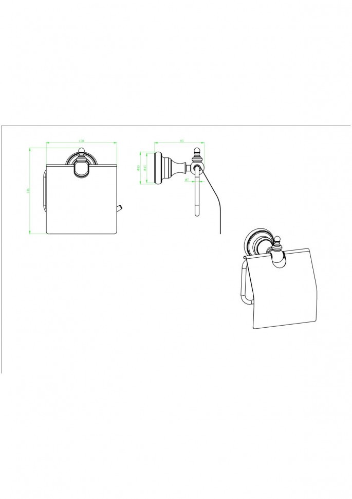 Бумагодержатель 95807