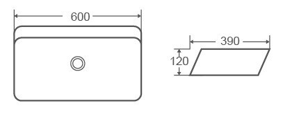 Умывальник CeramaLux 2243