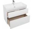 Тумба с раковиной Aquanet Бруклин 85 белый
