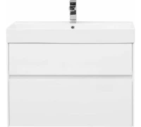 Тумба с раковиной Aquanet Бруклин 85 белый