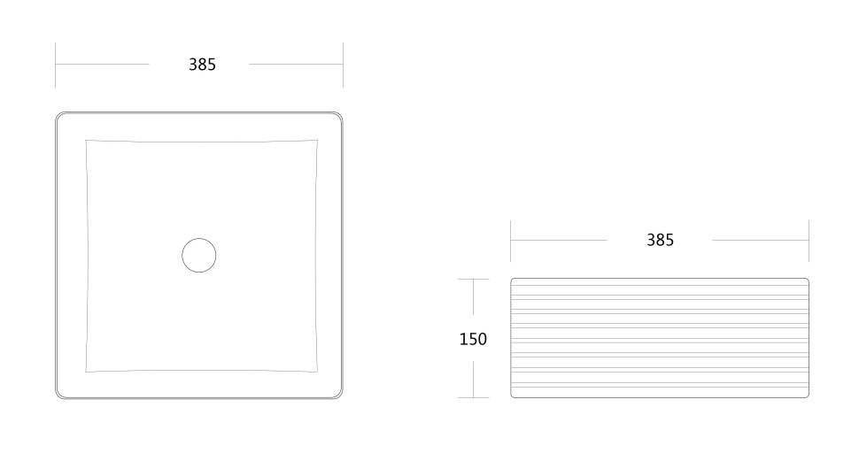 Раковина накладная MILLEAU Glace MU0051-GW (белый глянец)