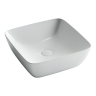 Умывальник чаша FORM накладная квадратная 420x420x145мм