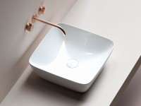 Умывальник чаша FORM накладная квадратная 420x420x145мм