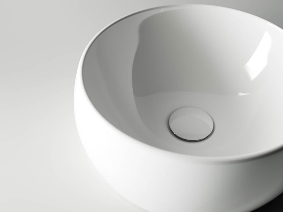 Умывальник чаша накладная круглая Element 395x395x155мм