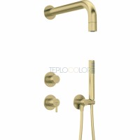 Набор для душа скрытого монтажа, с верхним душем