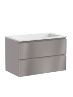 Тумба подвесная SANCOS Snob R 790х445х500, c двумя ящиками оснащенными доводчиками, Doha Soft, арт.SNR80SM