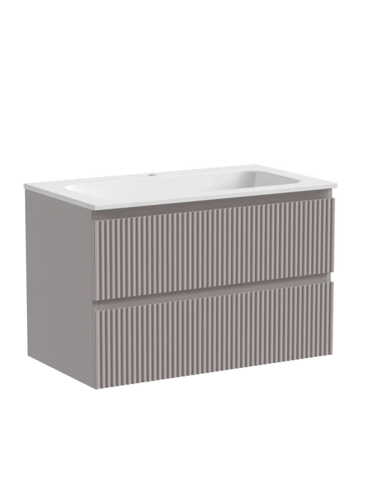 Тумба подвесная SANCOS Snob R 790х445х500, c двумя ящиками оснащенными доводчиками, Doha Soft, арт.SNR80SM