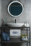 Раковина Gid N9438 51151 накладная белая 65x43x12