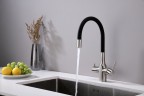 Смеситель для кухни Salix никель, Sa213419-NI(BS), Paulmark