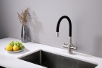 Смеситель для кухни Salix никель, Sa213419-NI(BS), Paulmark