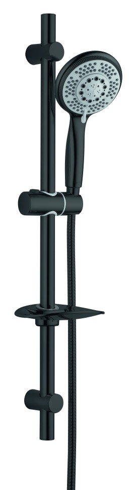Душевая стойка, черный матовый 90717
