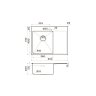 Кухонная мойка Omoikiri Akisame 65-L-LG нерж. сталь/светлое золото