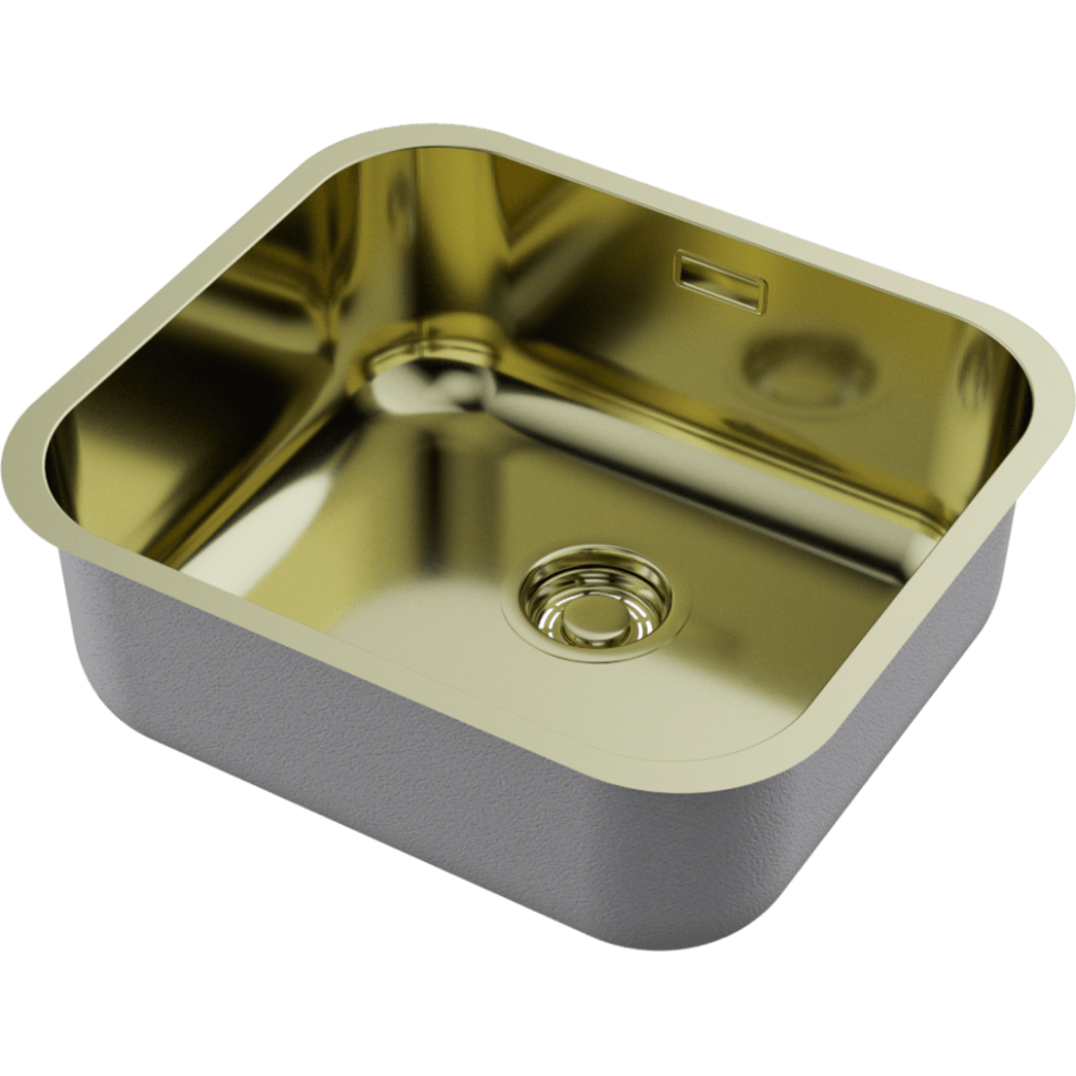 Кухонная мойка Omoikiri Omi 49-U/I-LG нерж. сталь/светлое золото