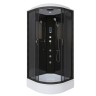 Душевая кабина Niagara Classic NG-6501-14F (90х90х215) средний поддон(26см),черный,стекло тонированное,4 места