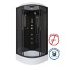 Душевая кабина Niagara Classic NG-6501-14F (90х90х215) средний поддон(26см),черный,стекло тонированное,4 места