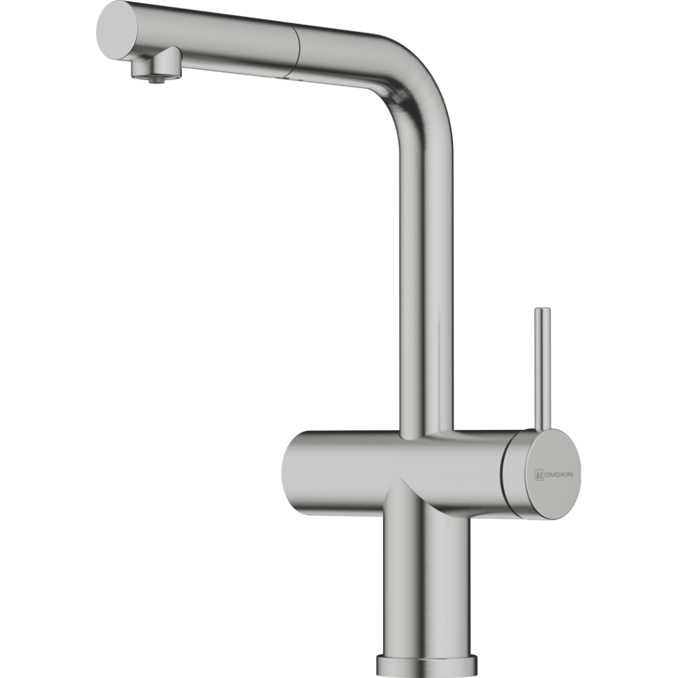 Смеситель для кухни Omoikiri Karatsu-S-BN латунь/нержавеющая сталь