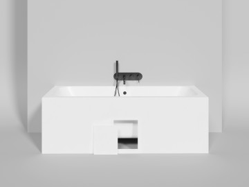 Ванна встраиваемая ORLANDA AXIS 170x75 покраска по RAL полностью S-Sense Глянцевое