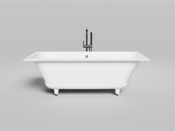 Ванна встраиваемая ORLANDA AXIS 170x75 покраска по RAL полностью S-Sense Глянцевое
