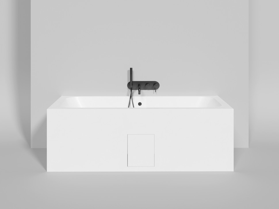 Ванна встраиваемая ORLANDA AXIS 170x75 покраска по RAL полностью S-Sense Глянцевое