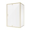 Душевое ограждение Niagara Nova NG-43-12AG-A70G (120х70х195) прямоугольник,золото,двери распашные,стекло прозрачное,2 места
